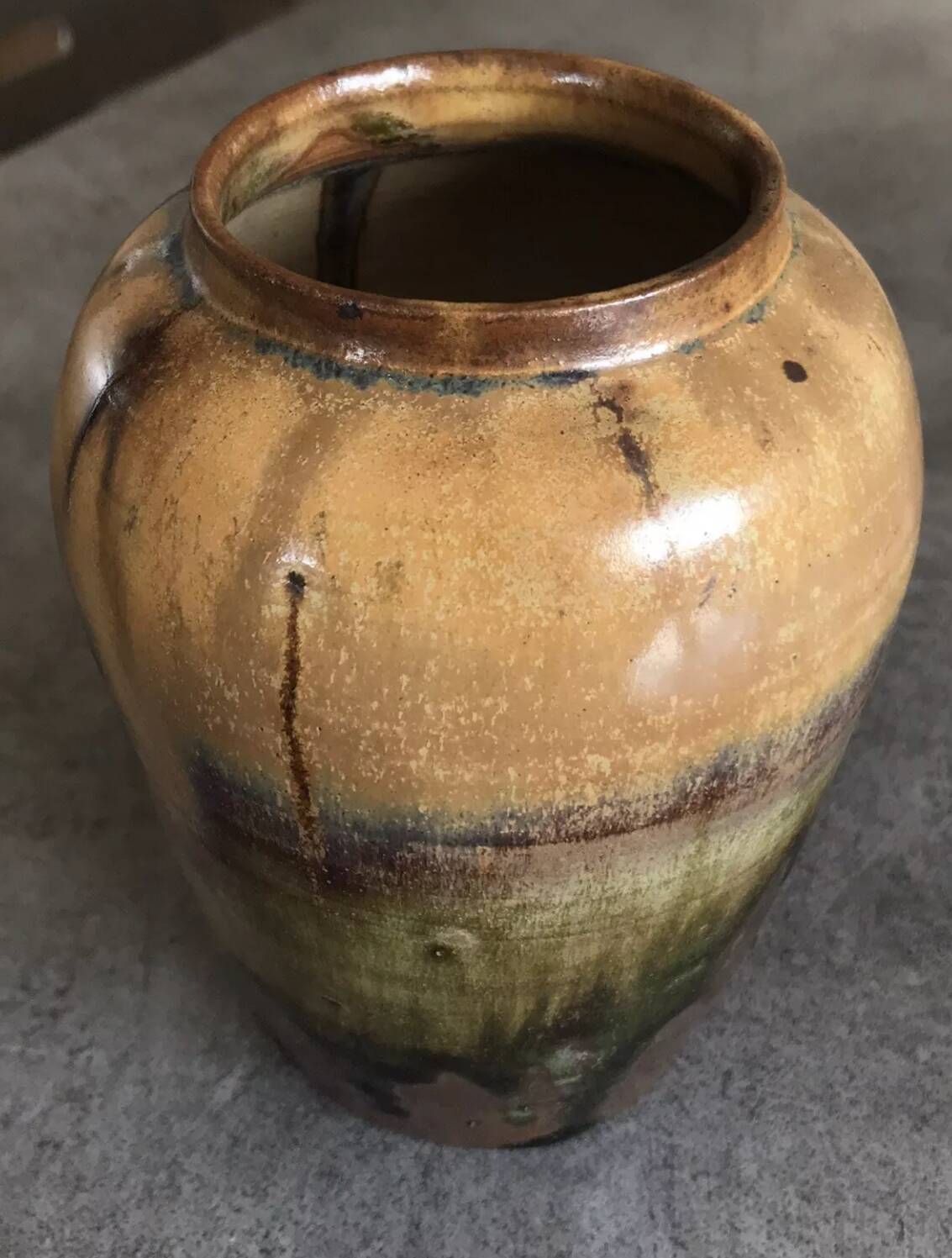 Stoneware VASE signed Thomas CARTIER, Saint Amand en Puisaye, 1918, Art Nouveau