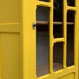 Glass-glazed Parisian wardrobe 1950