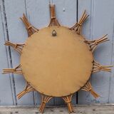 52x52 cm rattan mirror