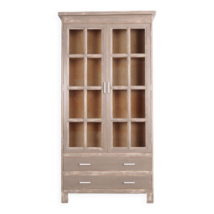 Vitrine en chêne, design