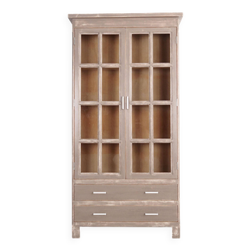 Oak showcase, Danish design, 1980s, production: Denmark