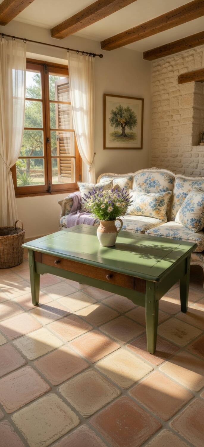 Vintage Country Farmhouse Coffee Table
