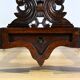 Table, bureau à volets en palissandre massif, époque Restauration, début XIXème