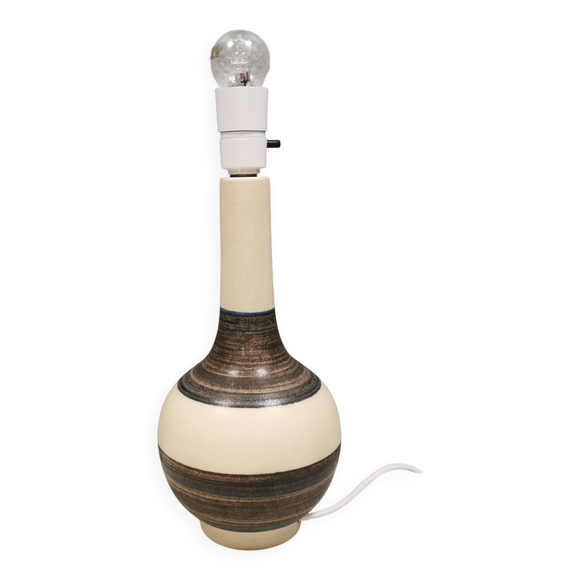 Beautiful table lamp in Ceramic, Danish and from the 1970-80s.