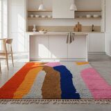 Traditional wool rug Morocco 2.5 x 1.5 m