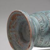 Grand vase en terre cuite à décor mythologique, 1950s