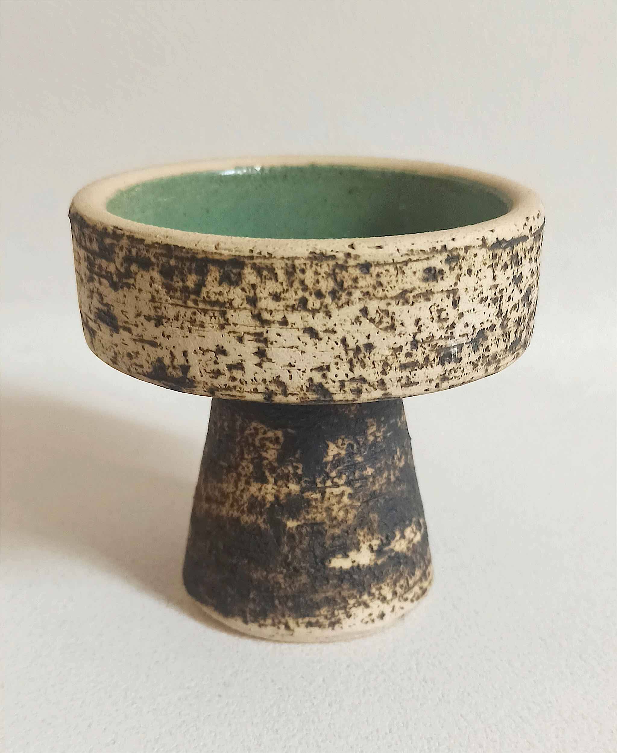 Pieter Groeneveldt bowl-shaped candle holder, 1960s. Height 9 cm.