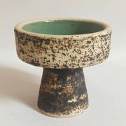 Bougeoir forme coupe de  Pieter Groeneveldt Années 60 Hauteur 9 cm
