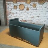 Baby bed caravan vintage 50s blue cloudy