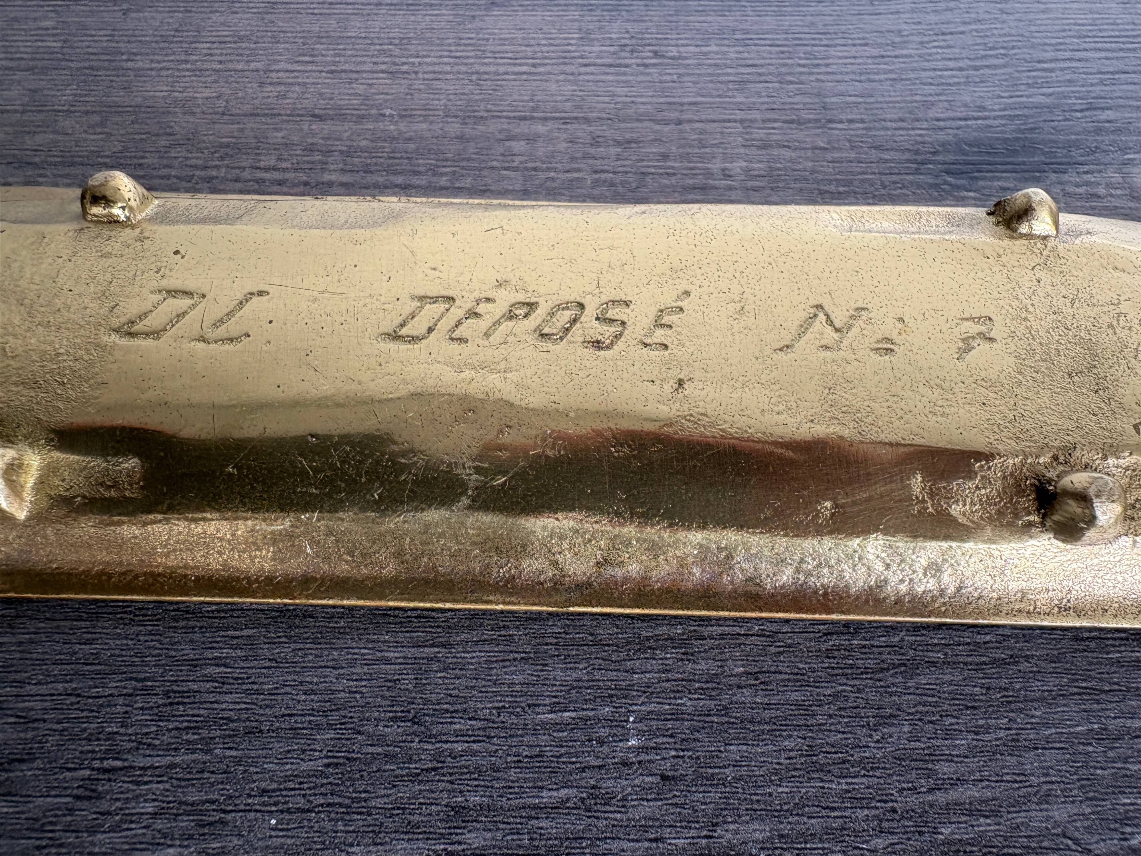 Antique gilded bronze catchall tray
