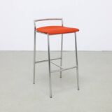 4x Bar Stool in Chrome by Casala, 1990s