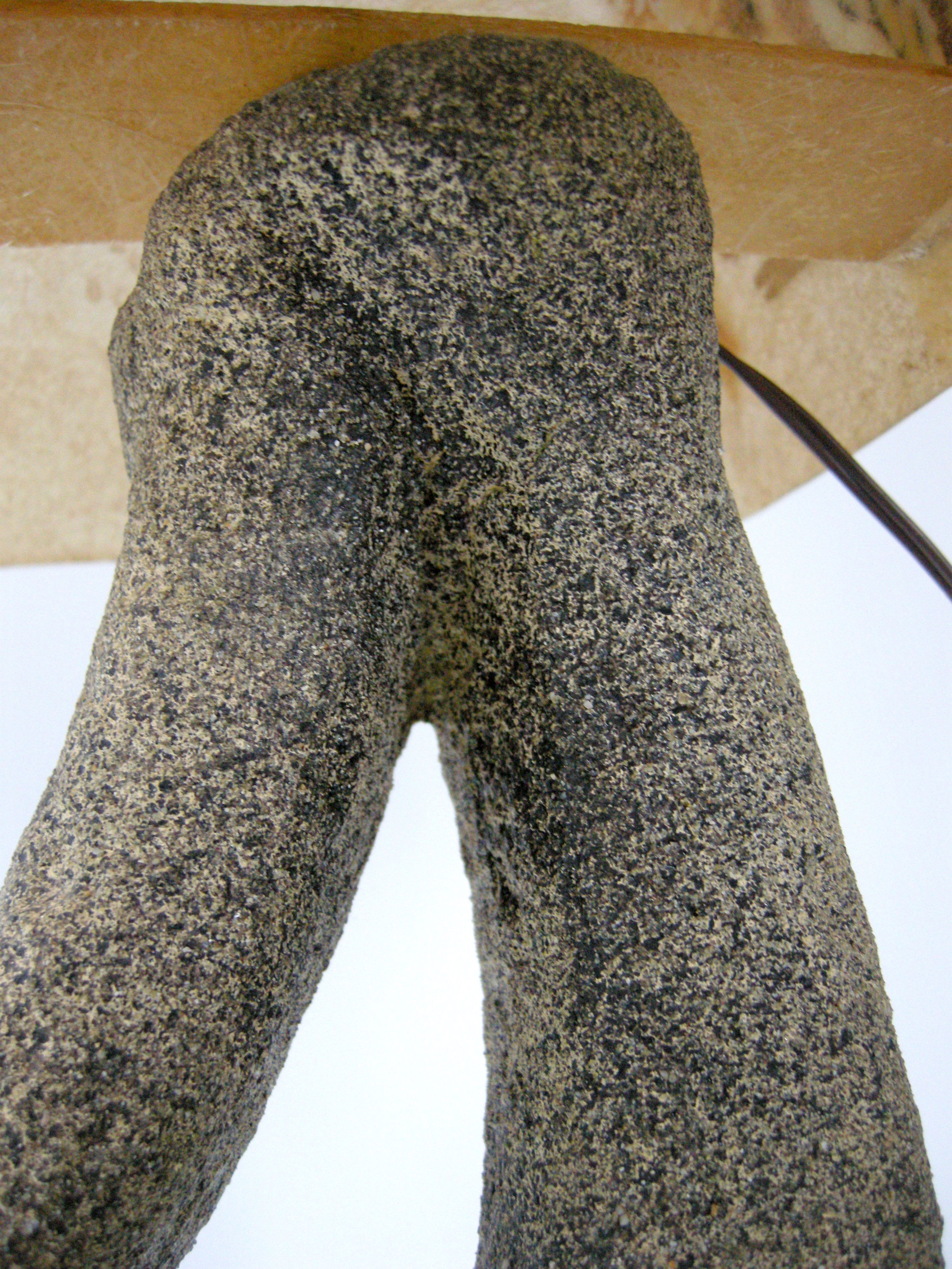 Stone & resin lamp 1970