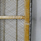 Rattan library shelf