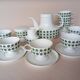 Service 8 cups "Rosette Taïga" Tapio Wirkkala & Ute Schröder for Rosenthal, ca 1970