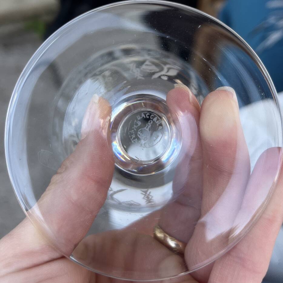 Set of 11 crystal glasses - Baccarat - Argentina