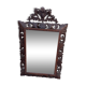 Miroir en bois sculpté - glace biseautée-  début xxème