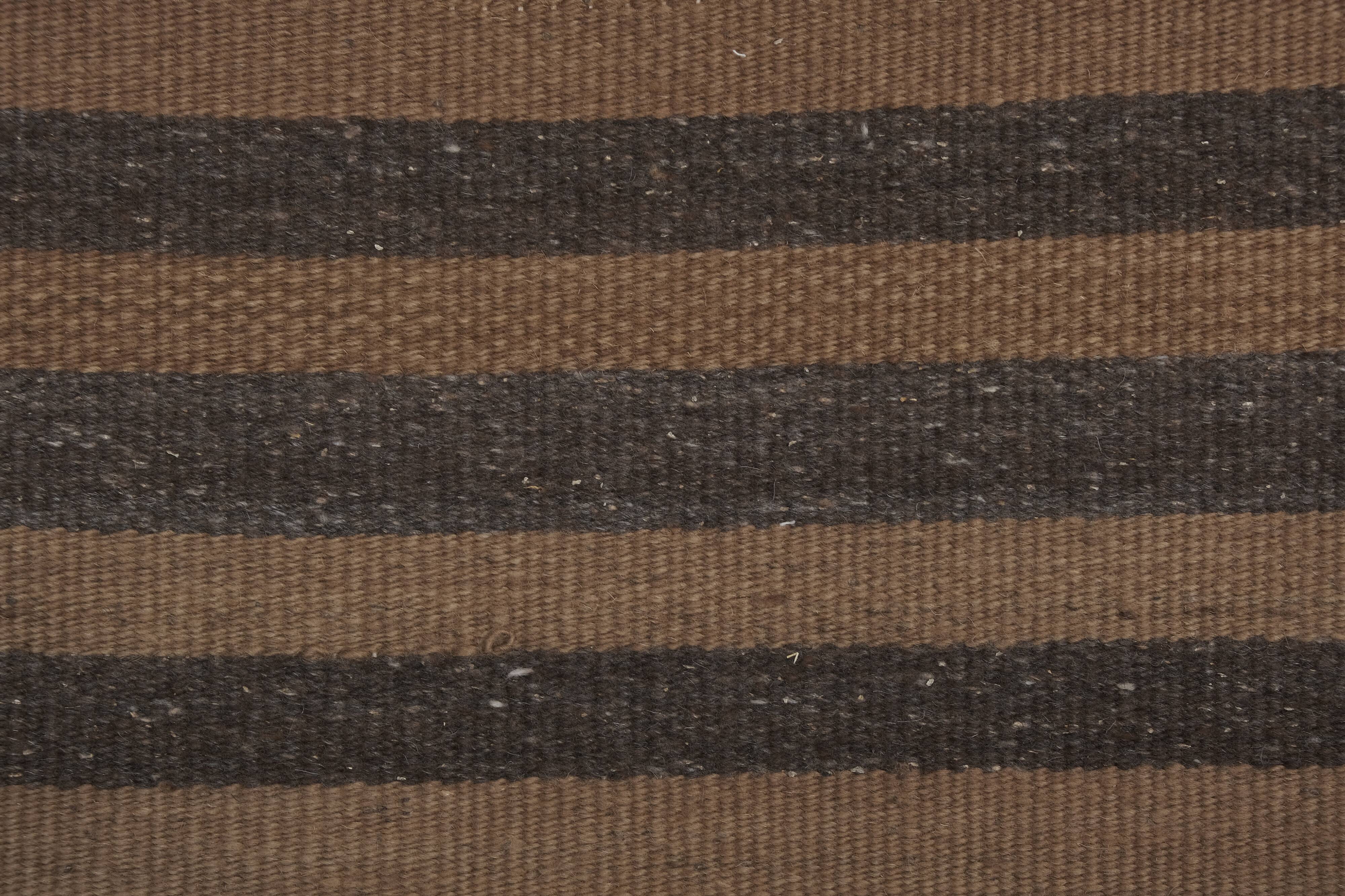 Vintage Turkish Kilim Extra-Long Hallway Runner with Boho Chic Style
