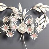 Vintage floral  wall lamp by Hans Kögl , 1970s