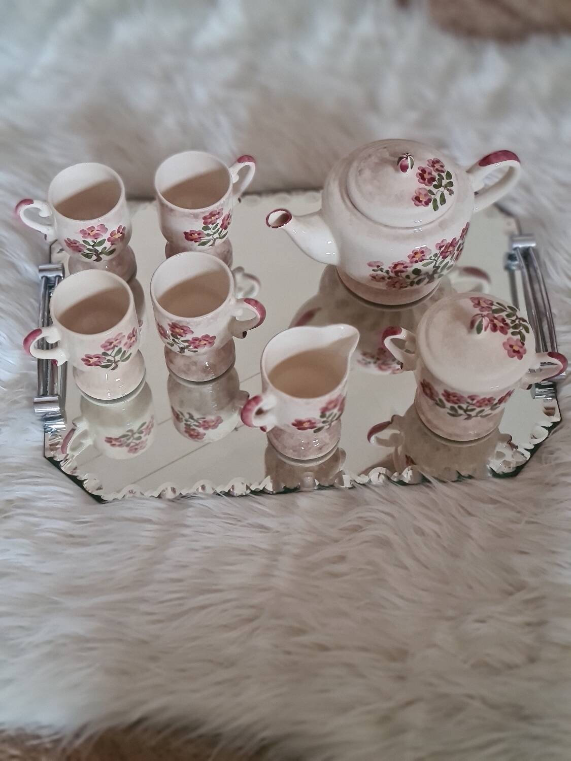 Artisanal ceramic coffee service