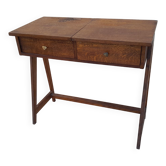 Vintage desk, reconstruction period, 50s oak