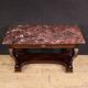 19th century Italian Empire style console table with marble top