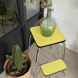 Yellow Formica step stool