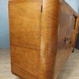 Art Deco walnut style sideboard