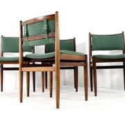 Ensemble de 4 chaises en palissandre 'Quern' - style moderne du milieu du siècle