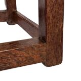 Art Deco High Back chair in oak minimalist design