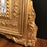 Mirror gilded with bevelled ice sheet 170x98cm