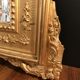 Mirror gilded with bevelled ice sheet 170x98cm