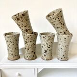 Cups sandstone cups pyrité Gustave Tiffoche, La borne 1960/70