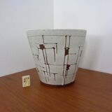 Large lava ceramic cachepot, 1970s