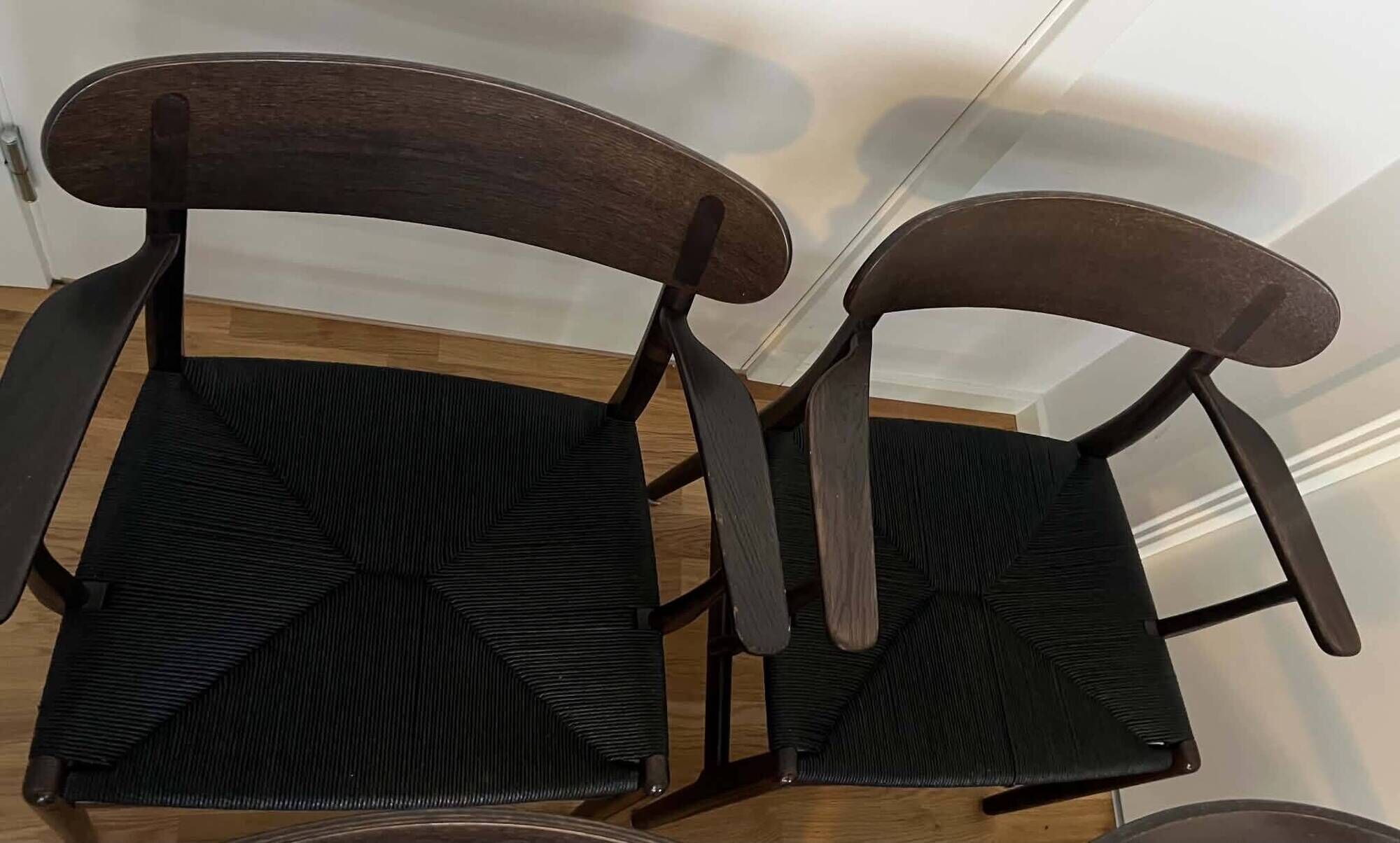Ensemble complet de chaises de salle à manger CH 26 Wegner