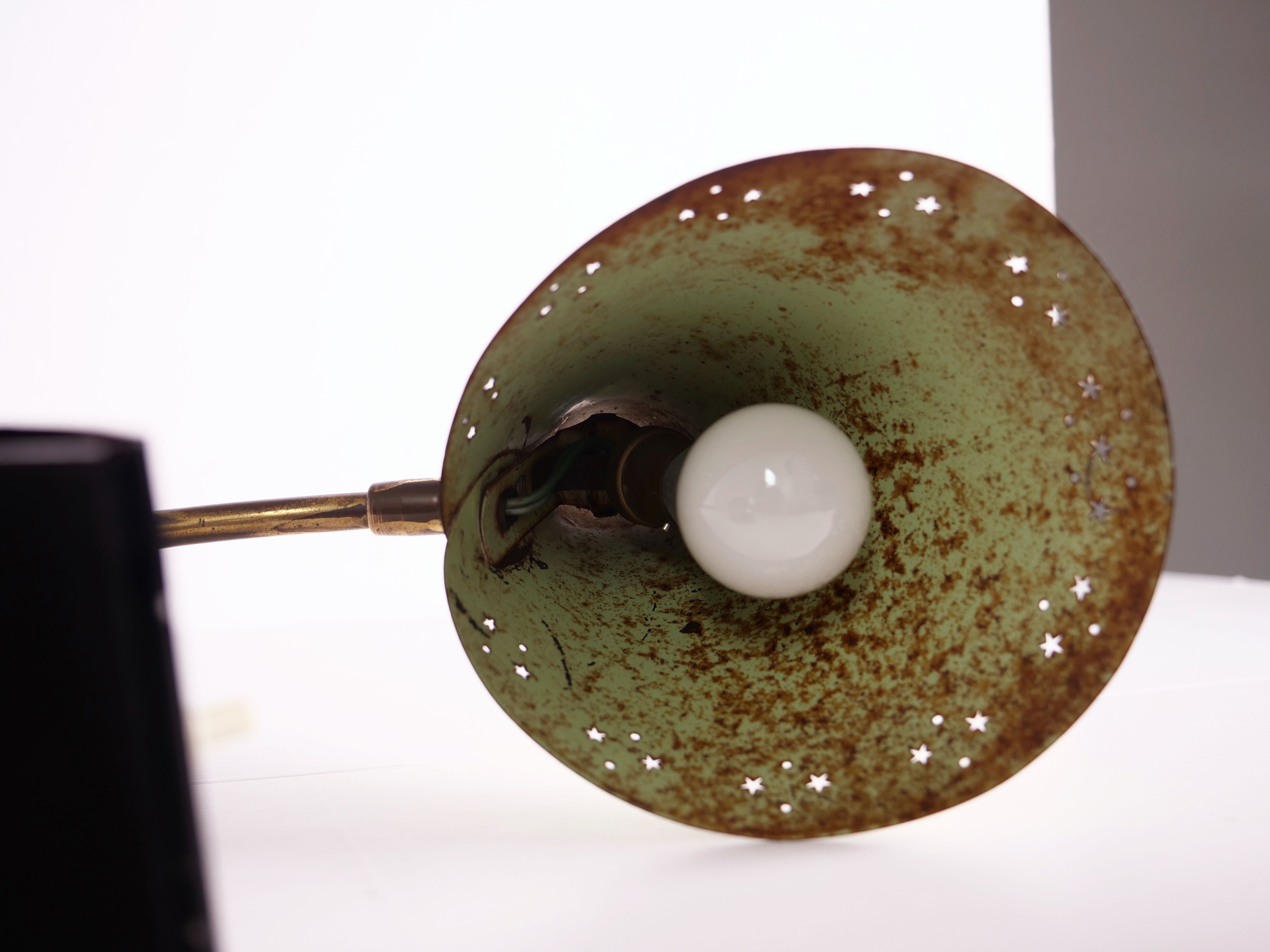 Cocotte lamp Eastern rusty deco