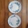 2 Terre de Fer soup plates