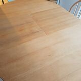 Table round scandinavian teak