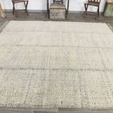 Tapis turc moderne en laine vert cendré, fait à la main, 8x10, 261x309Cm, SK 34930