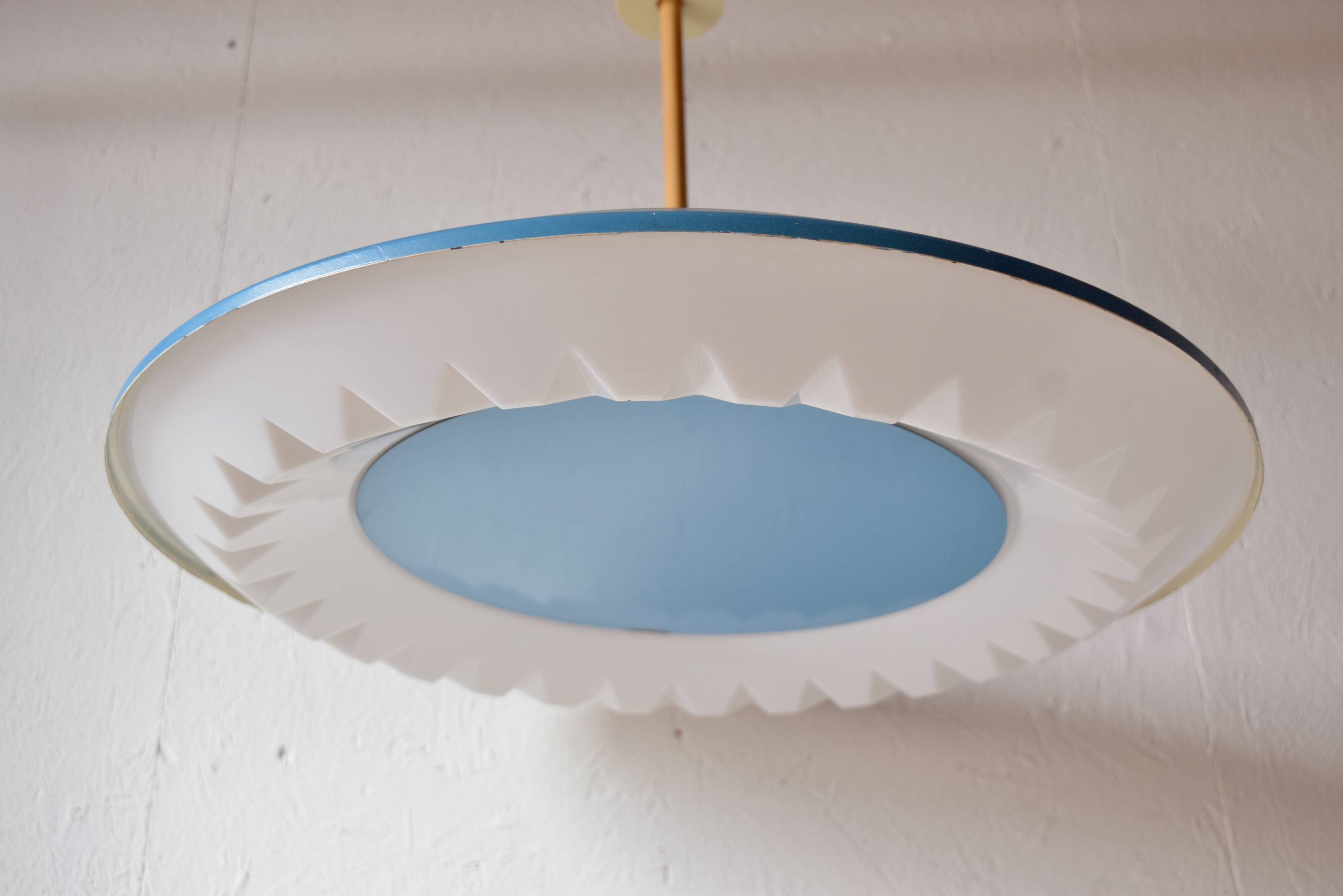 UFO pendant light - Space Age Design chandelier - 1970s