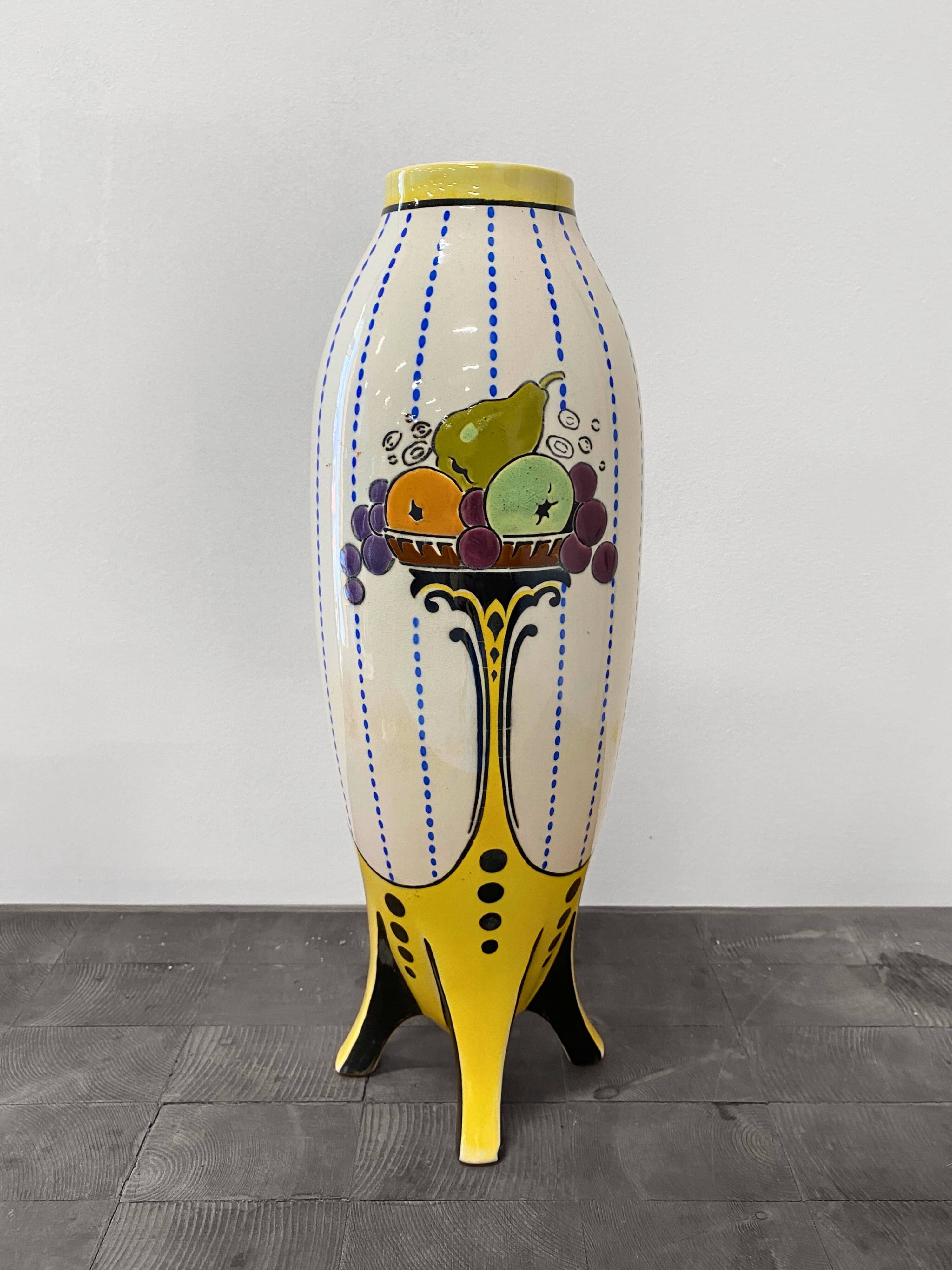 “Rocket” vase by Charles Catteau, Boch-Kéramis, 1923