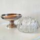 Pique flowers glass and silver metal Reims