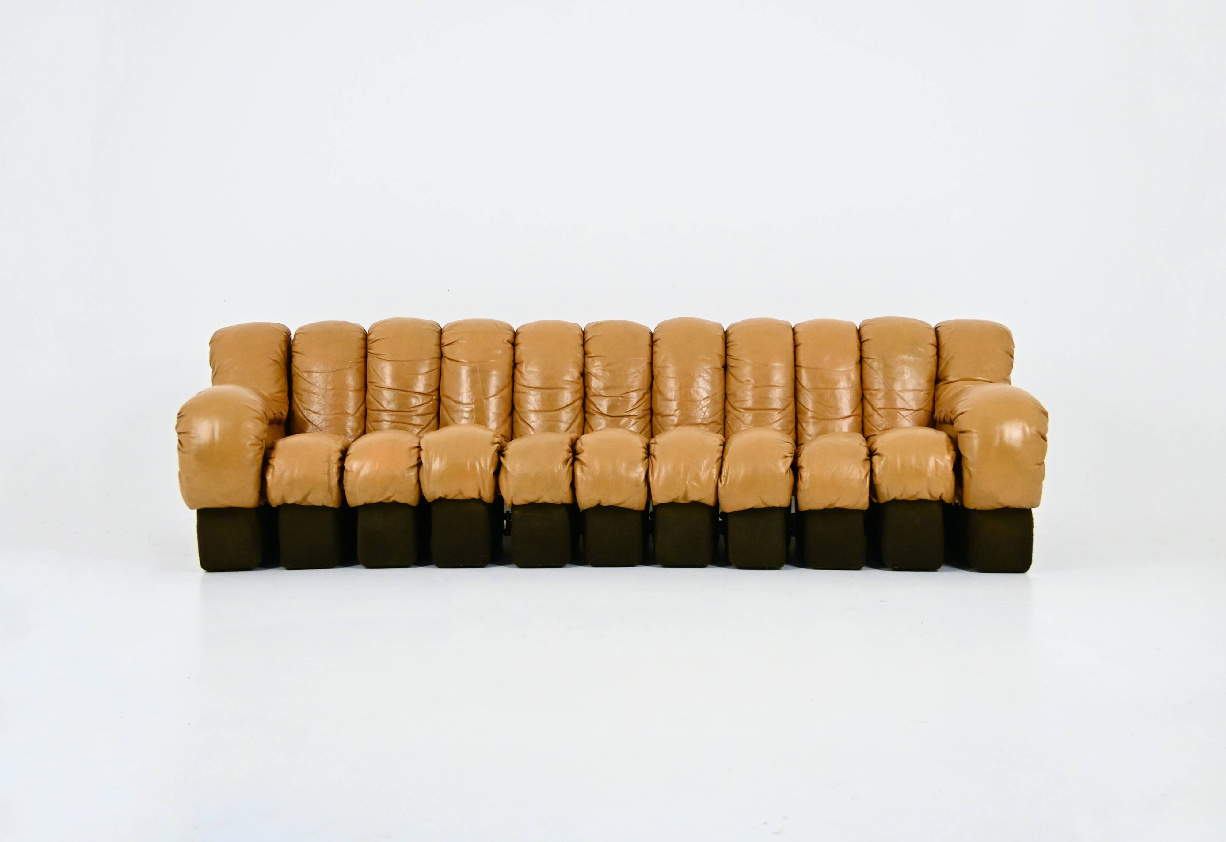DS-600 sofa by Berger, Peduzzi, Vogt & Ulrich for De Sede, 1970s