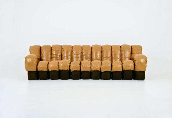 Canapé DS-600 par Berger, Peduzzi, Vogt & Ulrich pour De Sede, 1970s