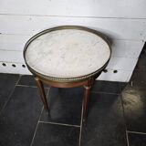Table bouillotte style Louis XVI en acajou