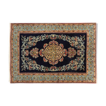 1960s ghom carpet, 136 x 209 cm