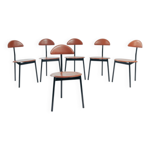 6 chaises trépied en