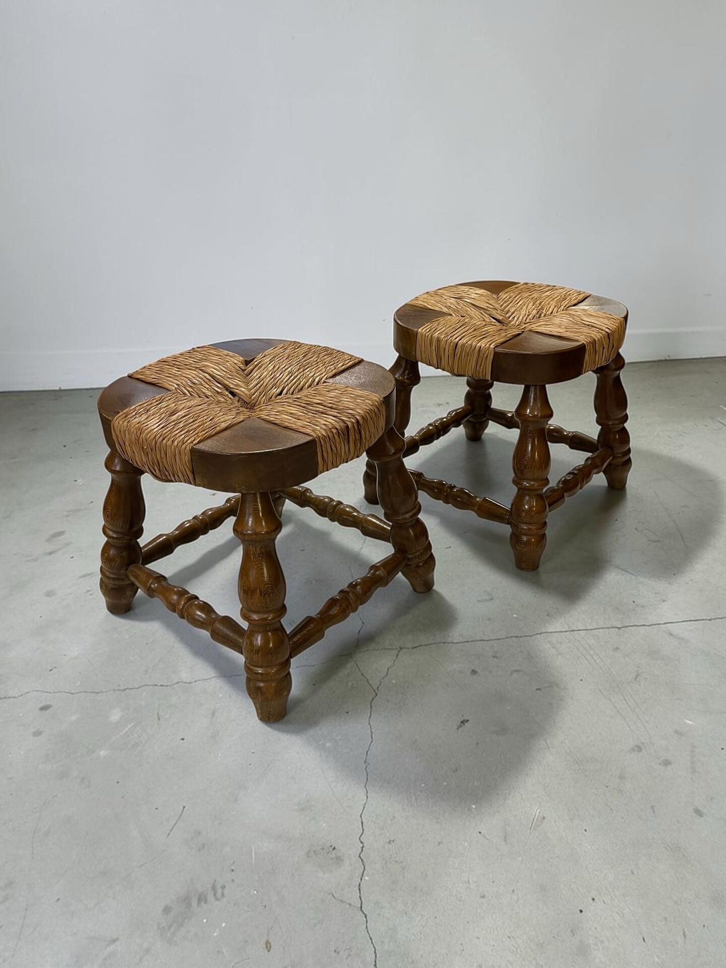 Paire de tabourets 1950