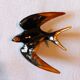 Vintage ceramic swallow wall decoration