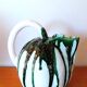 Pichet melon en céramique émaillée