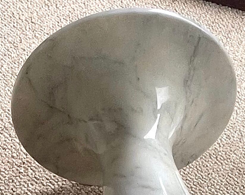 Angelo Mangiarotti white marble dining table model M1